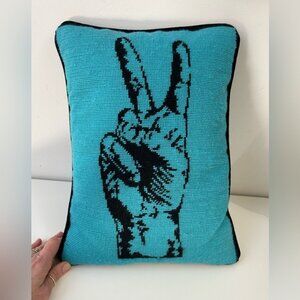 Jonathan Adler needlepoint cushion